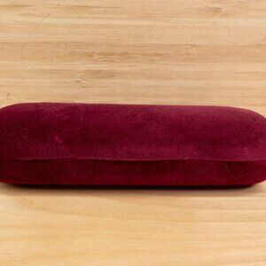 Gucci Hard Velvet Eyeglasses/Sunglasses Case, Maroon color